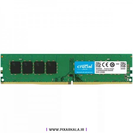 رم کامپیوتر تک کاناله کروشیال Crucial 4GB DDR4 2666MHz
